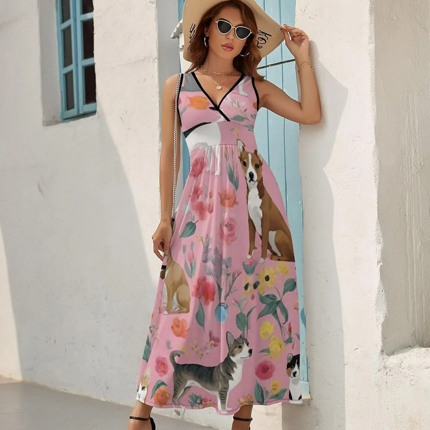 Women Girls Summer 2025 Loose Flowy Swing Shift Dresses for Party Holiday