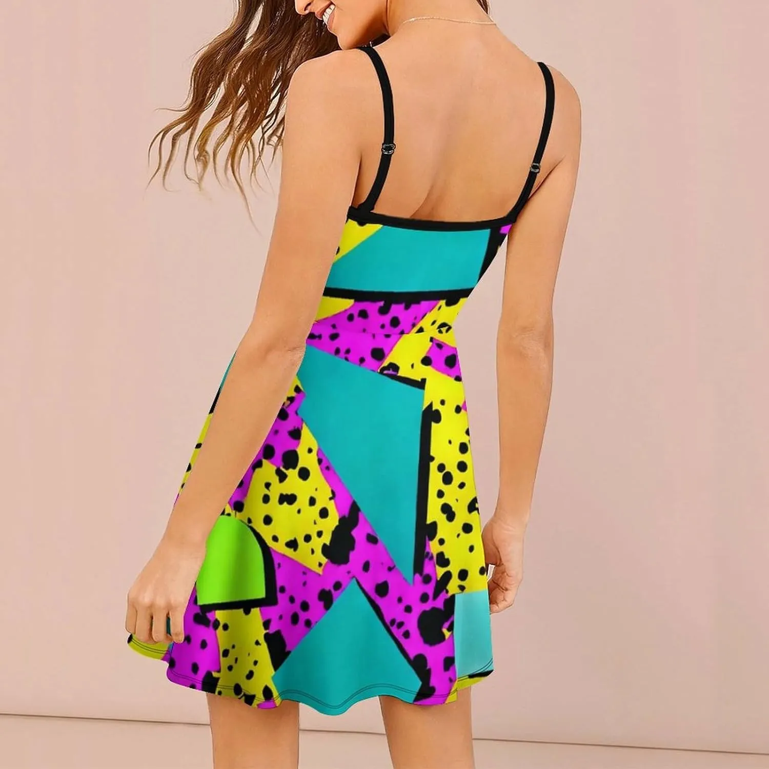 Women Girls Wrap Sleeveless Bodycon Cami Dress for Party Holiday Beach