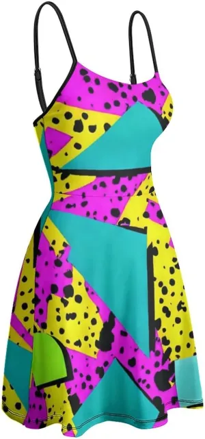 Women Girls Wrap Sleeveless Bodycon Cami Dress for Party Holiday Beach