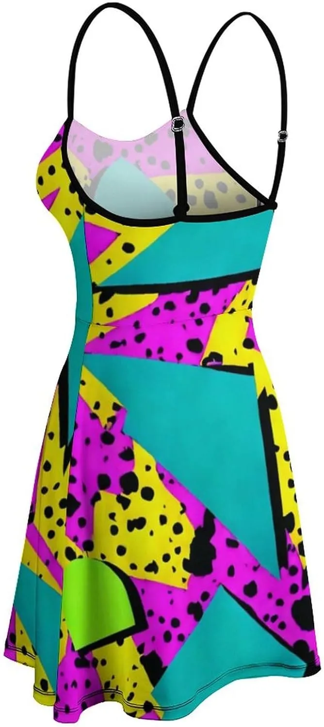Women Girls Wrap Sleeveless Bodycon Cami Dress for Party Holiday Beach