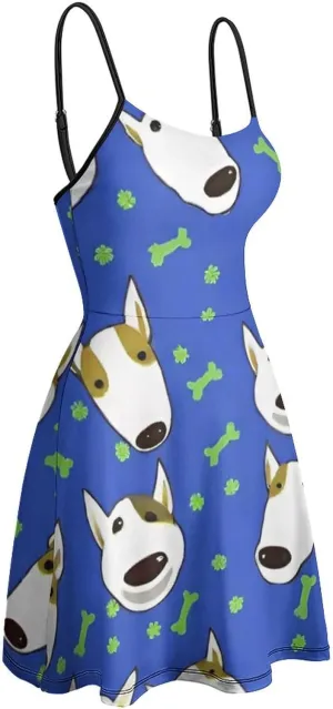 Women Ladies Sleeveless Midi Tank Dress for Party Holiday Beach