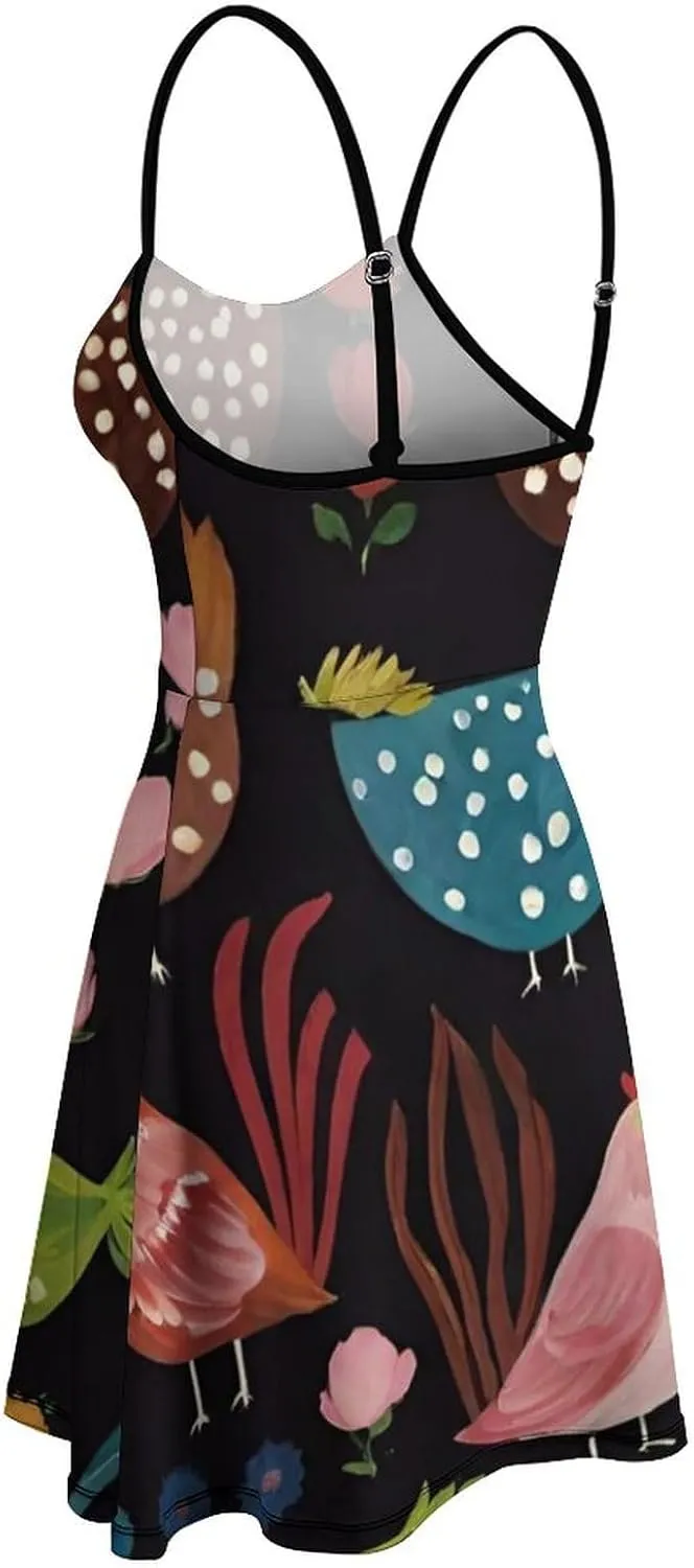 Women Ladies Summer 2025 Flowy Long Dress for Party Beach Date