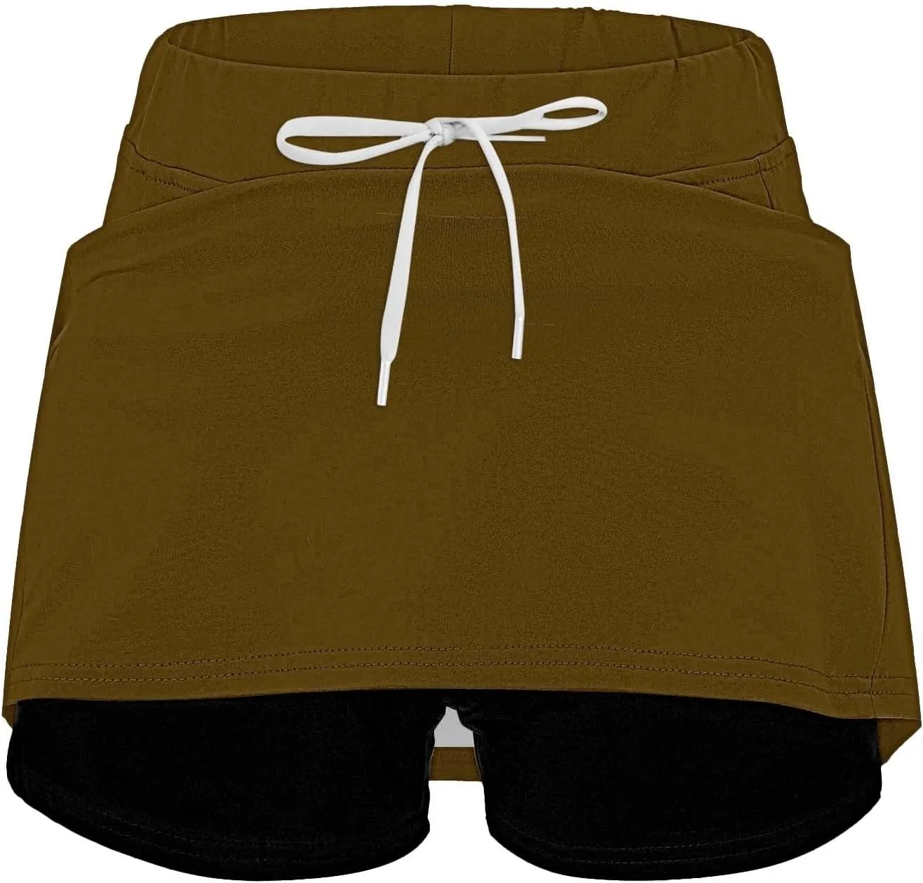 Women's Athletic Skirt with Shorts Running Tennis Day Beach Sports Activity Wears Workout Durable Fabric Short Shirts