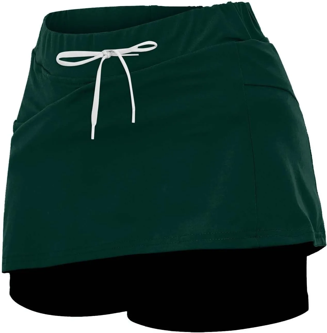 Women's Athletic Skirt with Shorts Running Tennis Day Beach Sports Activity Wears Workout Durable Fabric Short Shirts