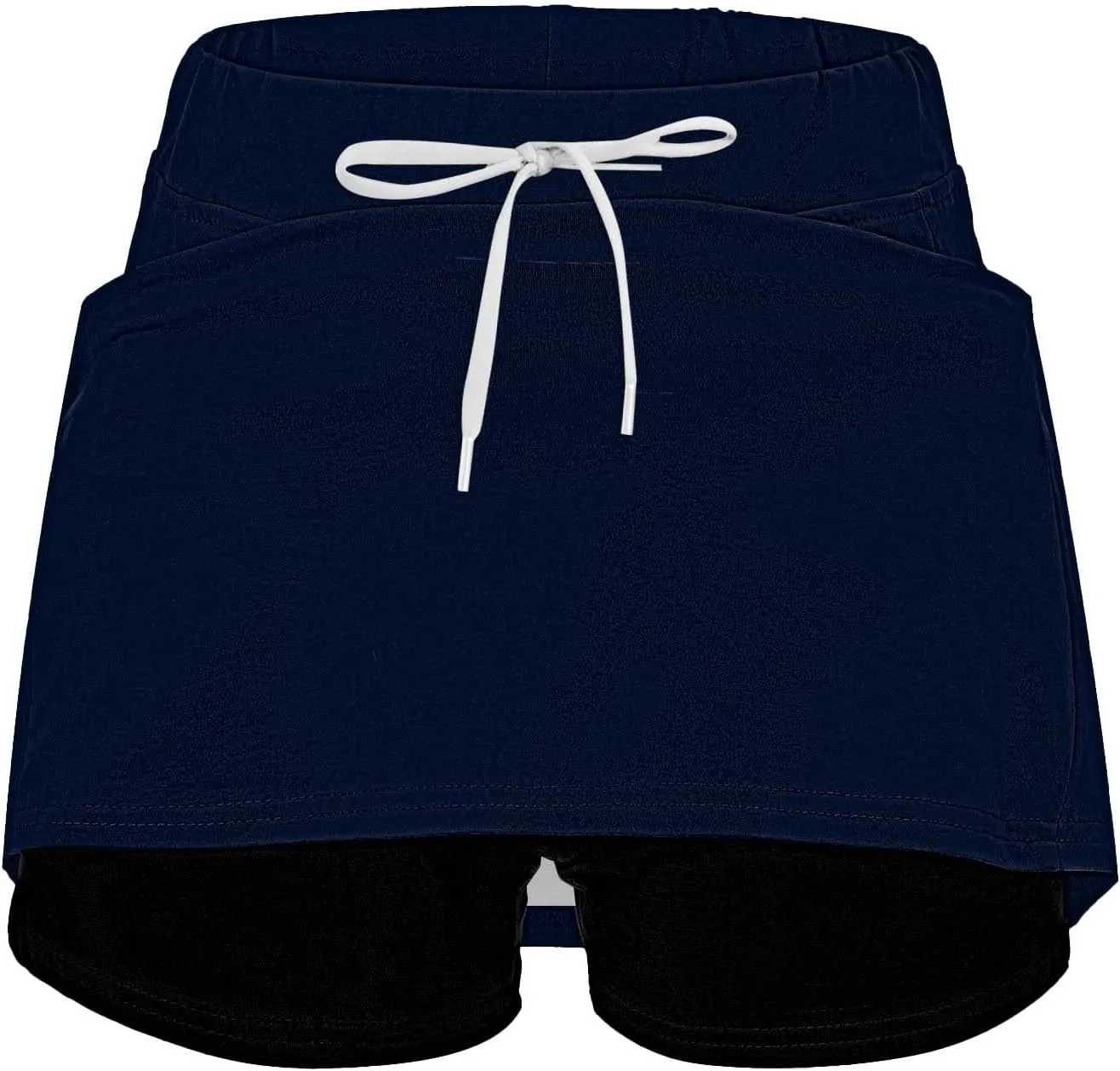 Women's Athletic Skirt with Shorts Running Tennis Day Beach Sports Activity Wears Workout Durable Fabric Short Shirts