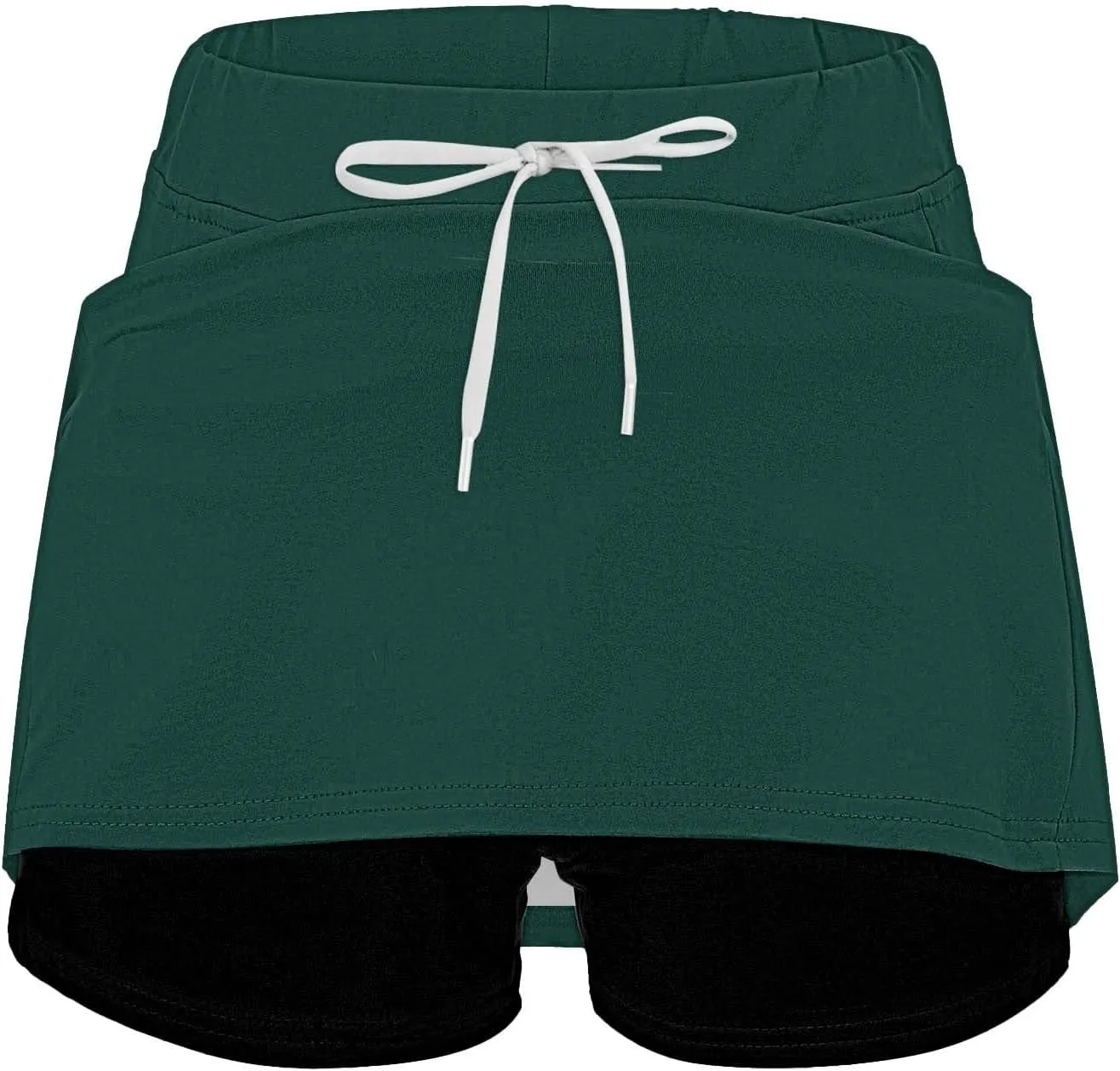 Women's Athletic Skirt with Shorts Running Tennis Day Beach Sports Activity Wears Workout Durable Fabric Short Shirts