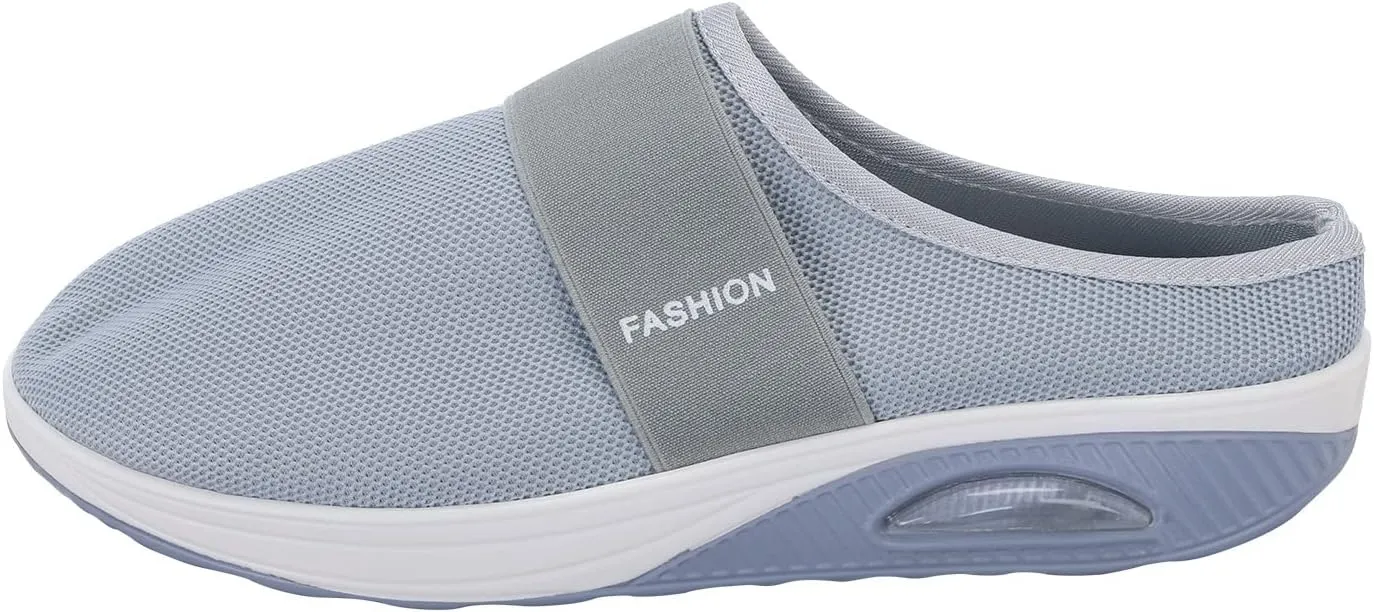 Women's Backless Slip on Mesh Sneakers Shoes Mens Running Shoes Walking Women's Casual Shoes Black Platform Sneaker Tennis Shoe Loafers Casual Slip On