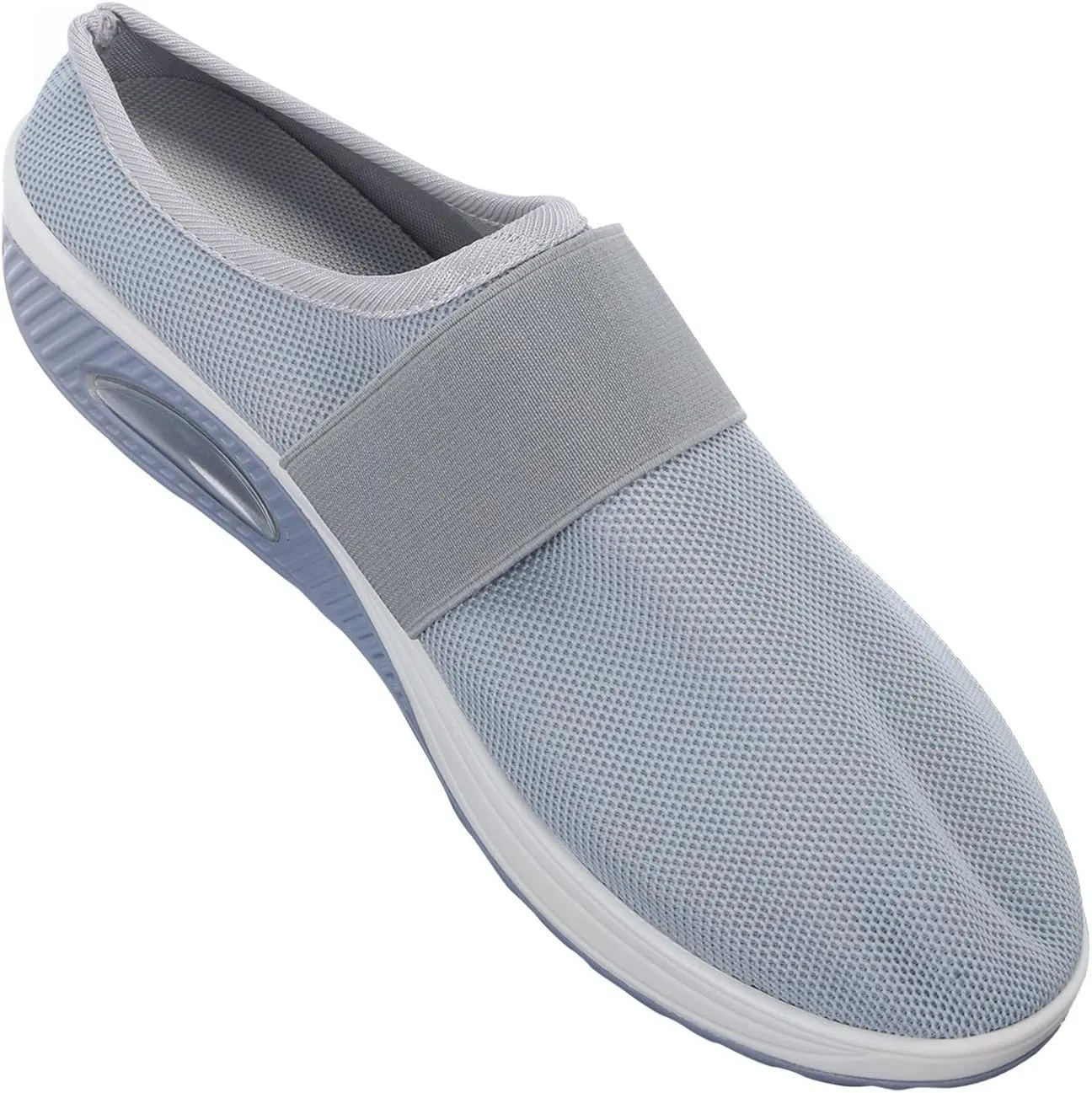 Women's Backless Slip on Mesh Sneakers Shoes Mens Running Shoes Walking Women's Casual Shoes Black Platform Sneaker Tennis Shoe Loafers Casual Slip On