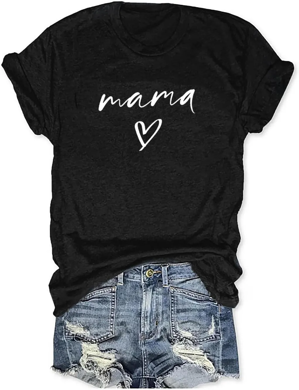 Womens Boy Mama Shirt Casual Letter Printed Boy Mom T-Shirts Short Sleeve Mother's Day Graphic Tee Tops