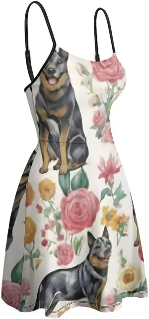 Women's Casual Flowy Long Dress for Vacation Party Wedding