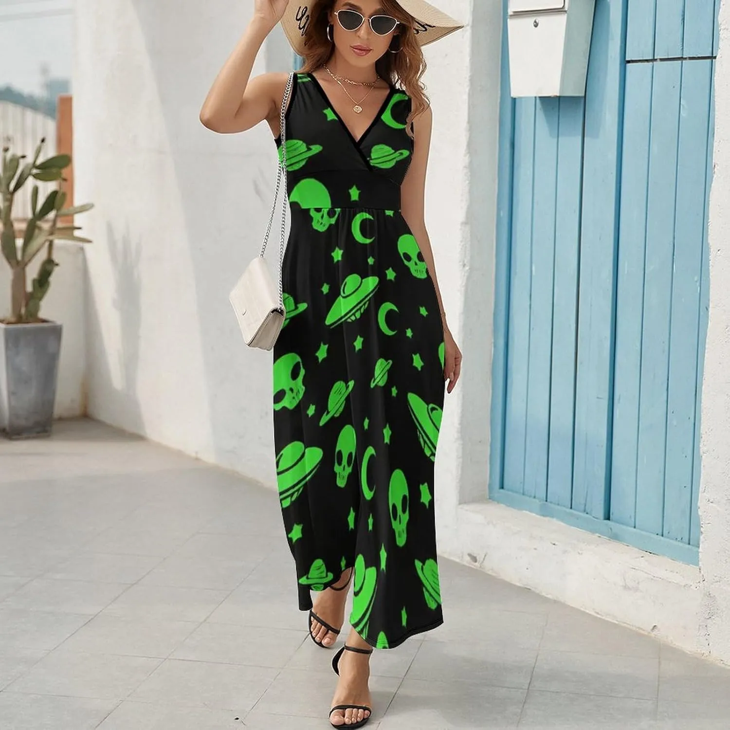 Women's Casual Loose Flowy Swing Shift Dresses for Vacation Party Wedding