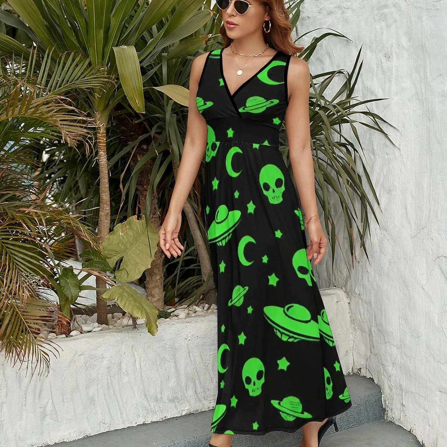 Women's Casual Loose Flowy Swing Shift Dresses for Vacation Party Wedding