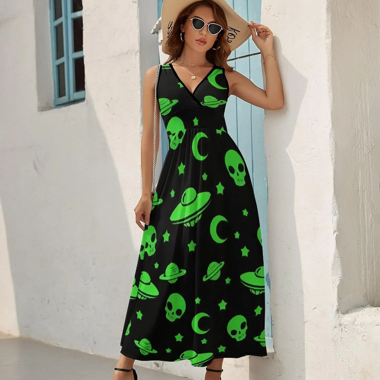 Women's Casual Loose Flowy Swing Shift Dresses for Vacation Party Wedding