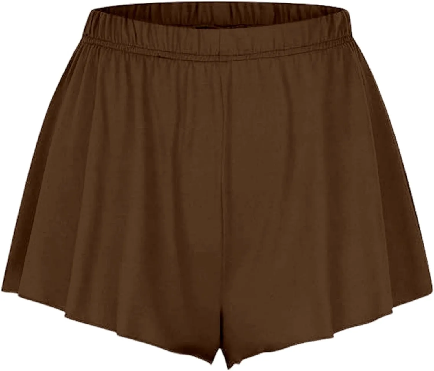 Women's Casual Pleated Shorts Stylish Skirts for Daily Wears Ultra High-Waist Butt Lift Shorts Fashion Stretch Skirts