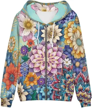 Women's Casual Pullover Long Sleeve Drawstring Hoodie Sweatshirt with Pockets XS-5XL