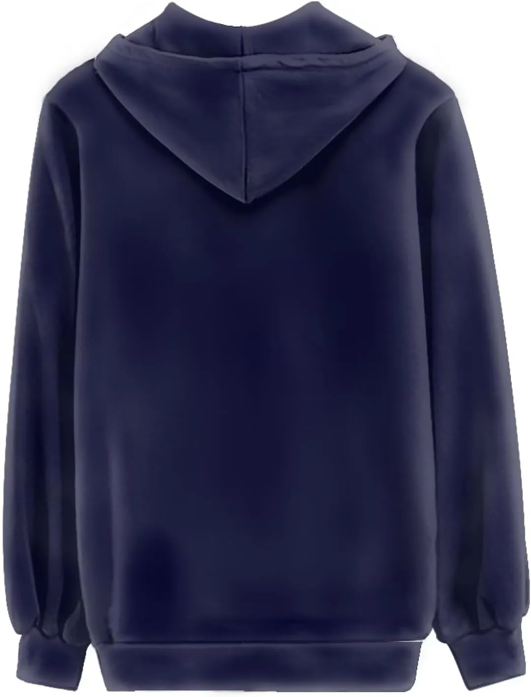 Women's Casual Pullover Long Sleeve Drawstring Hoodie Sweatshirt with Pockets XS-5XL