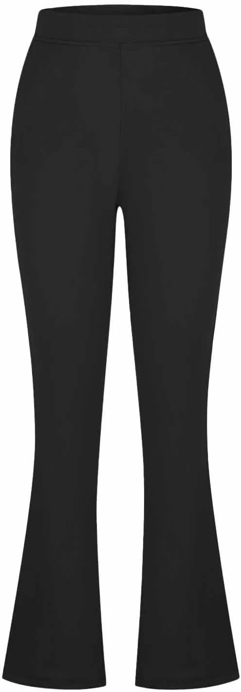 Women's Comfortable Stretch Pants High-Waisted Tummy Control Slim-Fit Trousers Gym Fitness Park Workouts Casual Pants