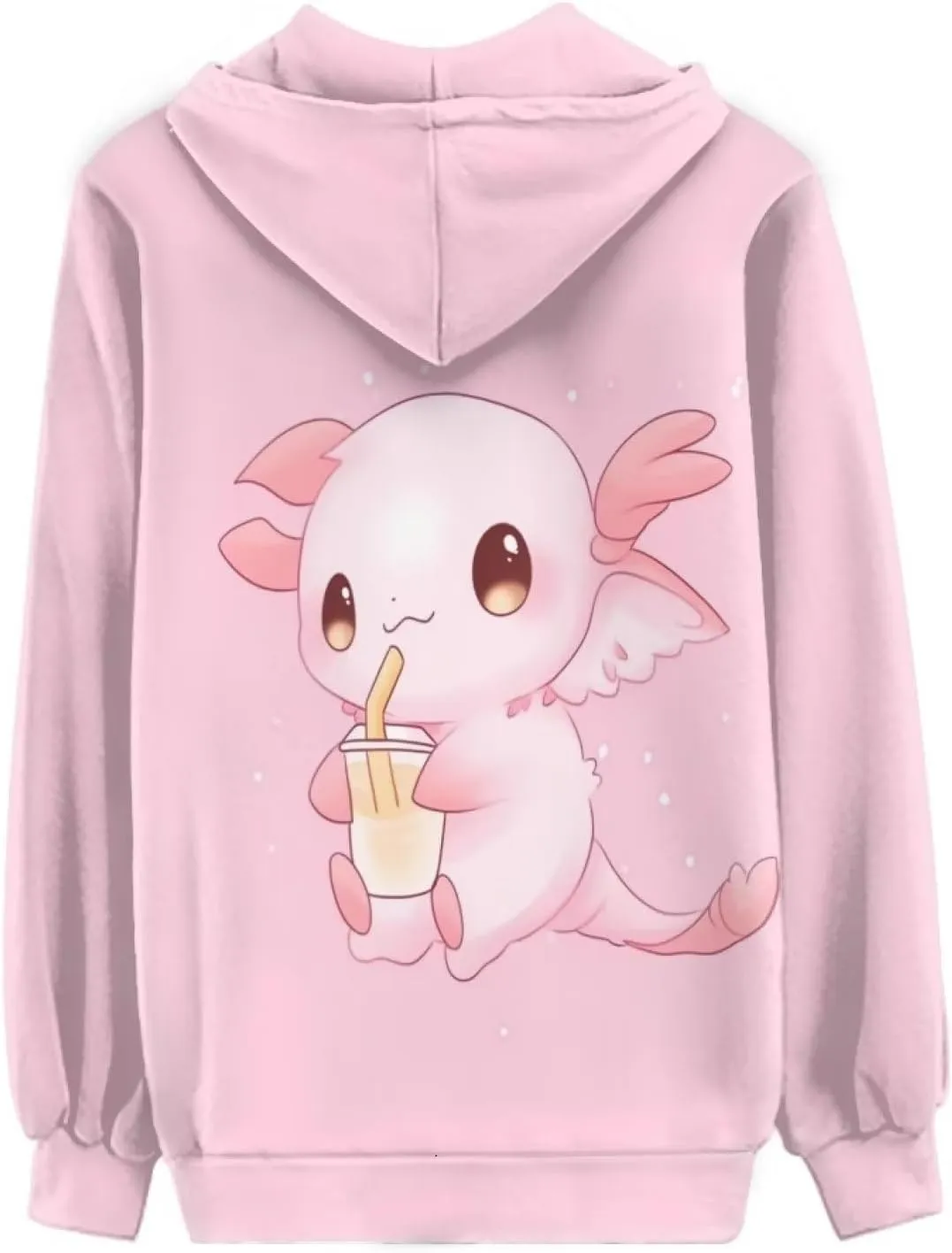 Women's Fashion Hoodies Sweatshirt Teen Girls Zip Up Jacket Long Sleeve Pullover Top XS-5XL