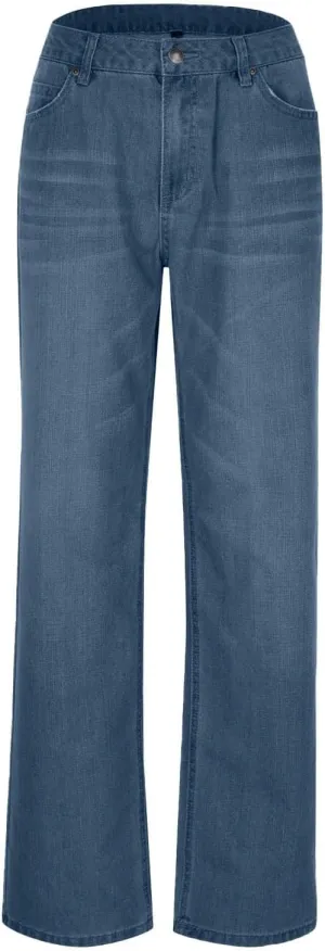 Women's High-Waisted Ripped Jeans Fashionable Distressed Gradient Casual Denim Pant Street Hip Hop Trendy Streetwears