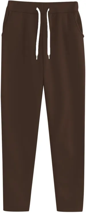 Womens Jogger Casual Sweatpants Trendy High Waisted Active Sport Workout Drawstring Pants Solid Color Lounge Trousers