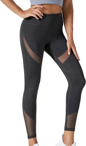 Women's Knit Breathable Yoga Pants Trendy Slim Tight Height Waist Gym Fitness Leggings Park Jogging Casual Sweatpants