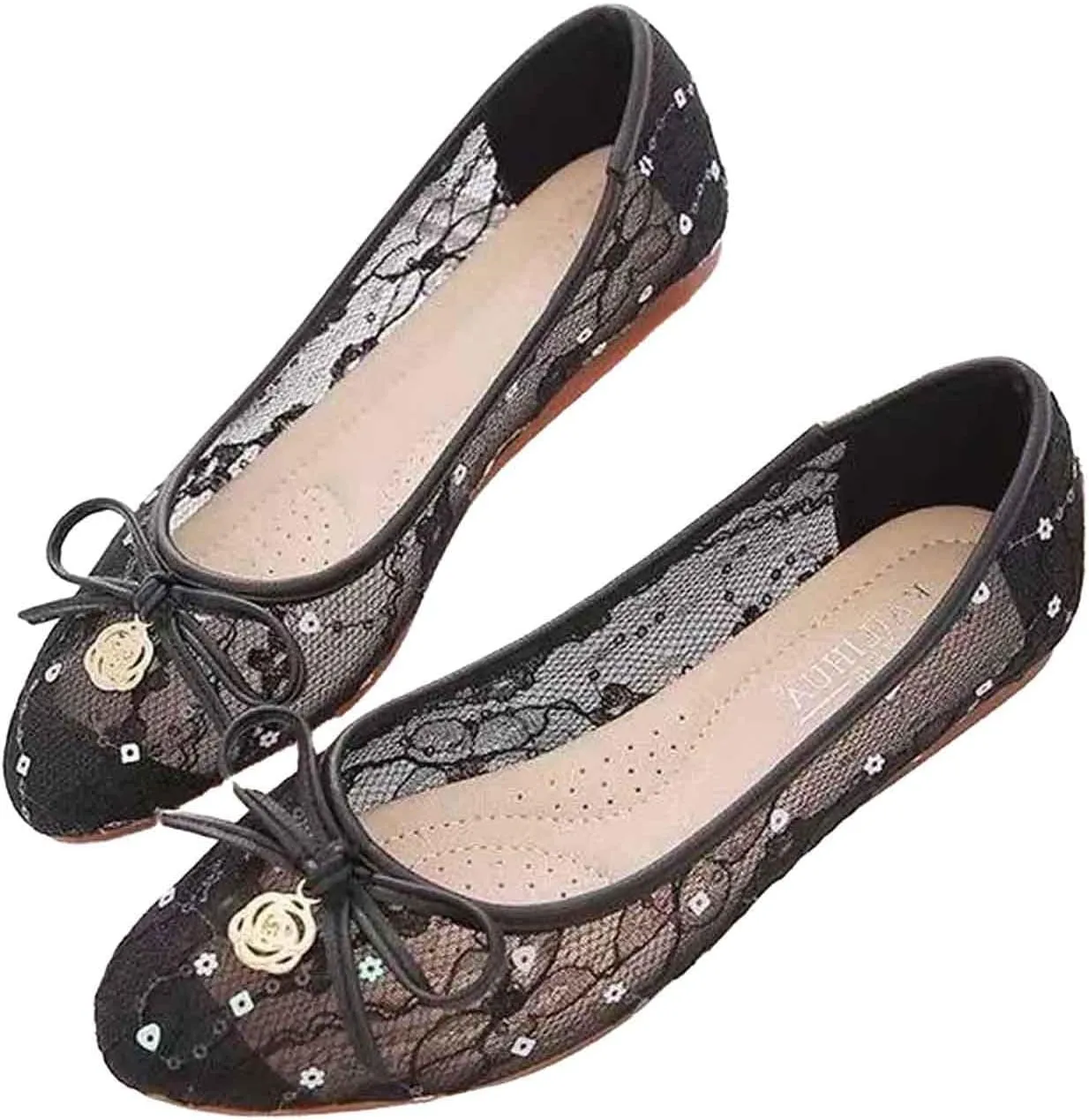 Women's Mesh Flats Casual Slip On Loafers Breathable Comfortable Flat Shoes for Walking Outdoor Leisure Spring