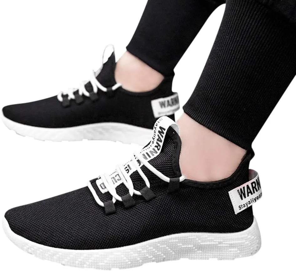 Womens Mesh Sneakers Lace-Up Slip On Casual Sneaker Lightweight Breathable Comfortable Running Shoes Orthopedic Sport Shoes