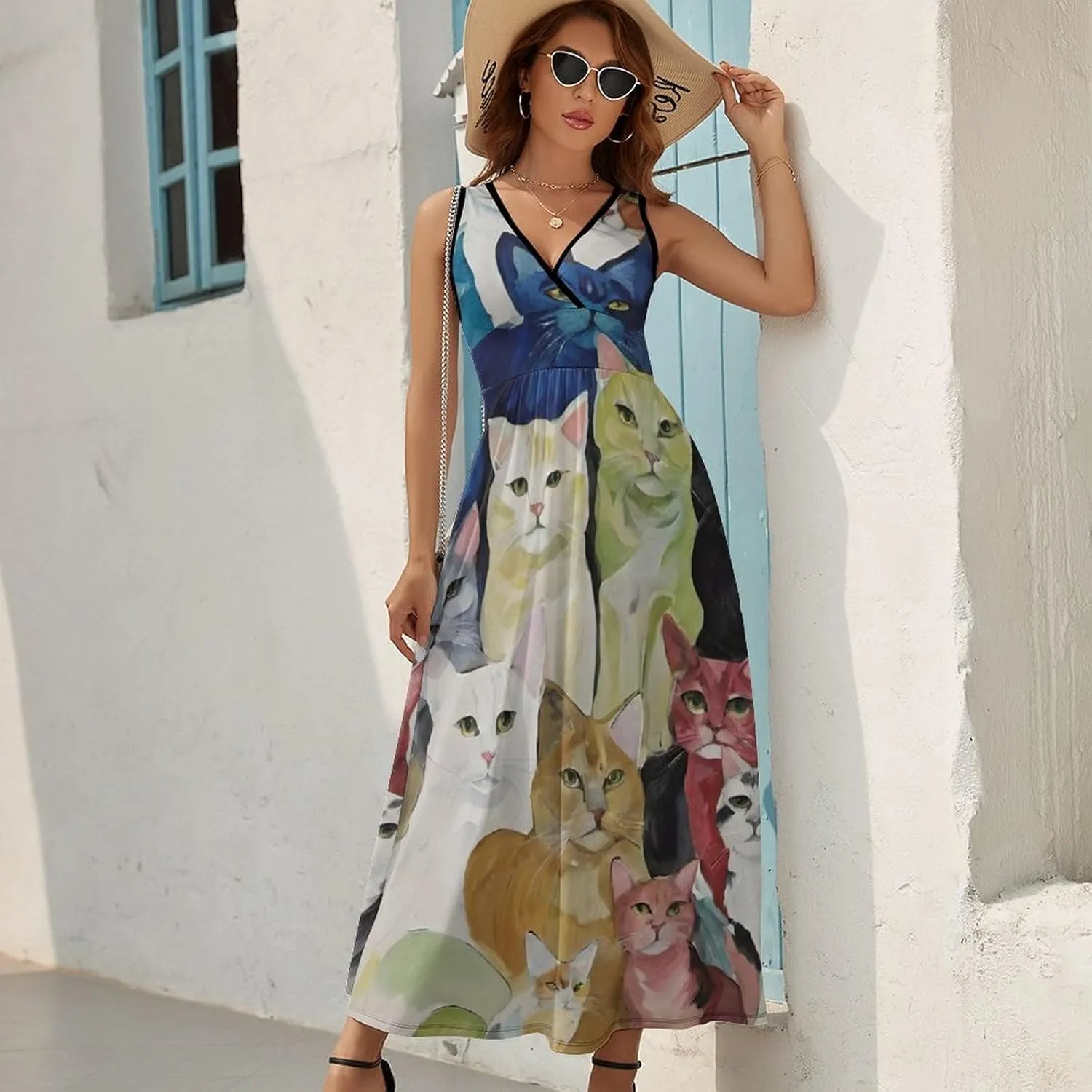Women's Summer Casual Bodycon Cami Dress for Party Beach Date