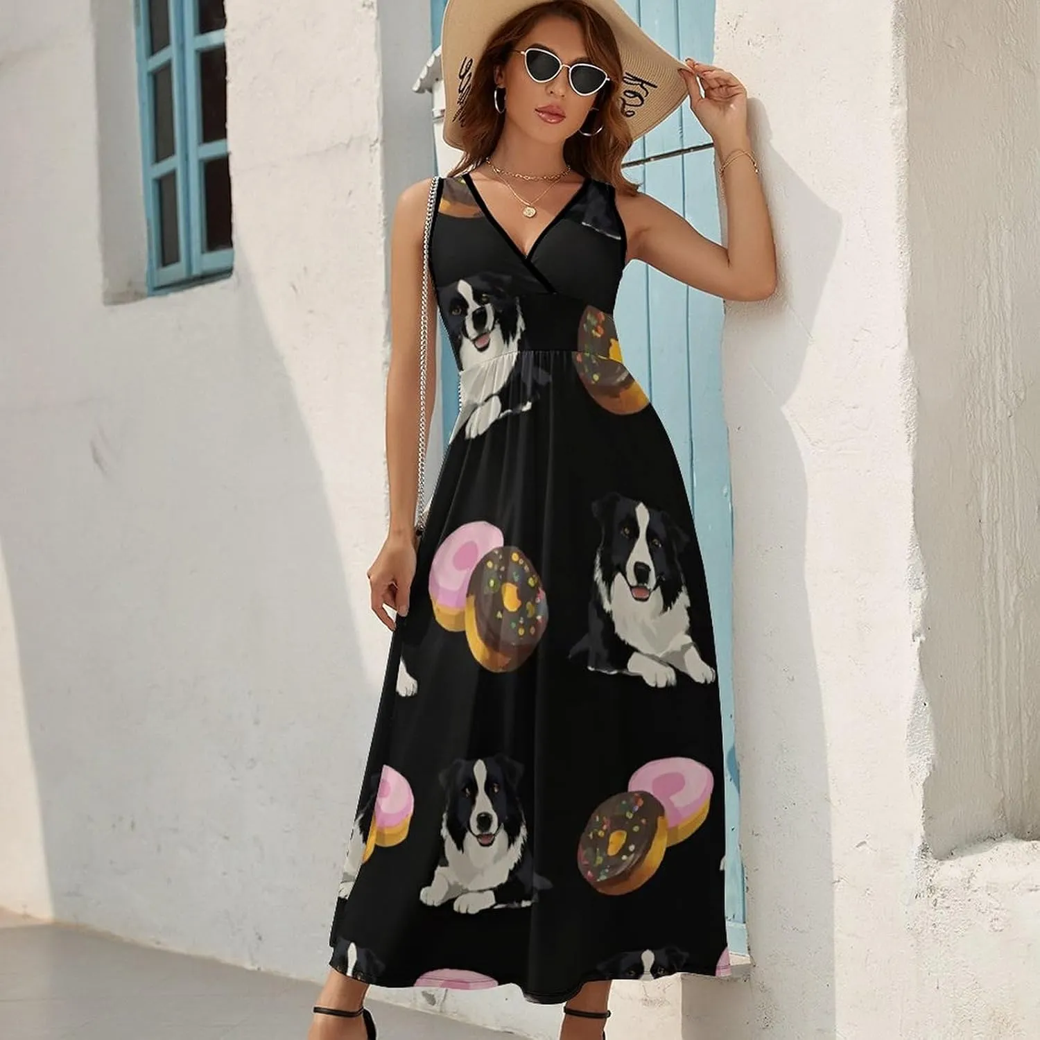 Women's Summer Casual Flowy Long Dress for Vacation Party Wedding