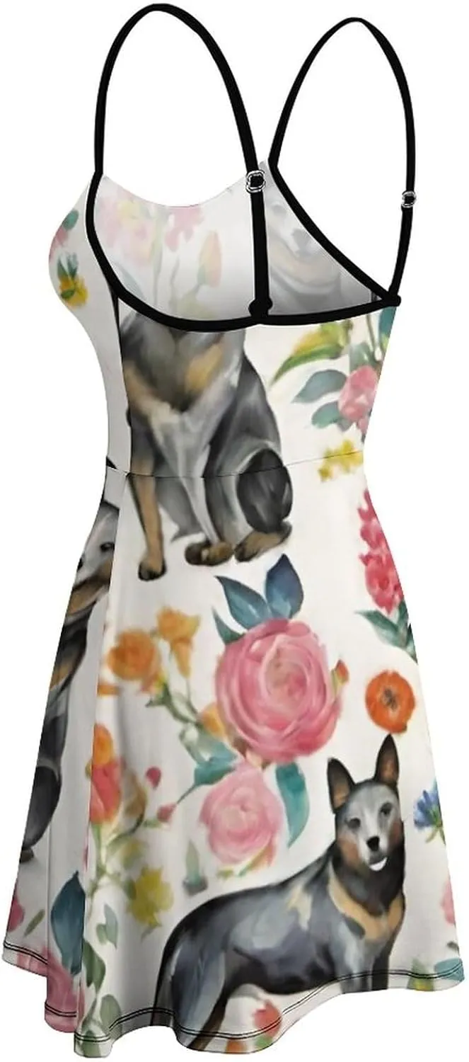 Women's Summer Casual Flowy Long Dress for Vacation Party Wedding