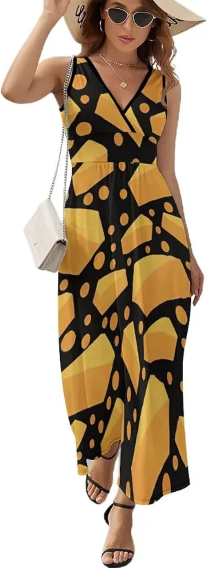 Women's Summer Flowy Long Dress for Vacation Party Wedding