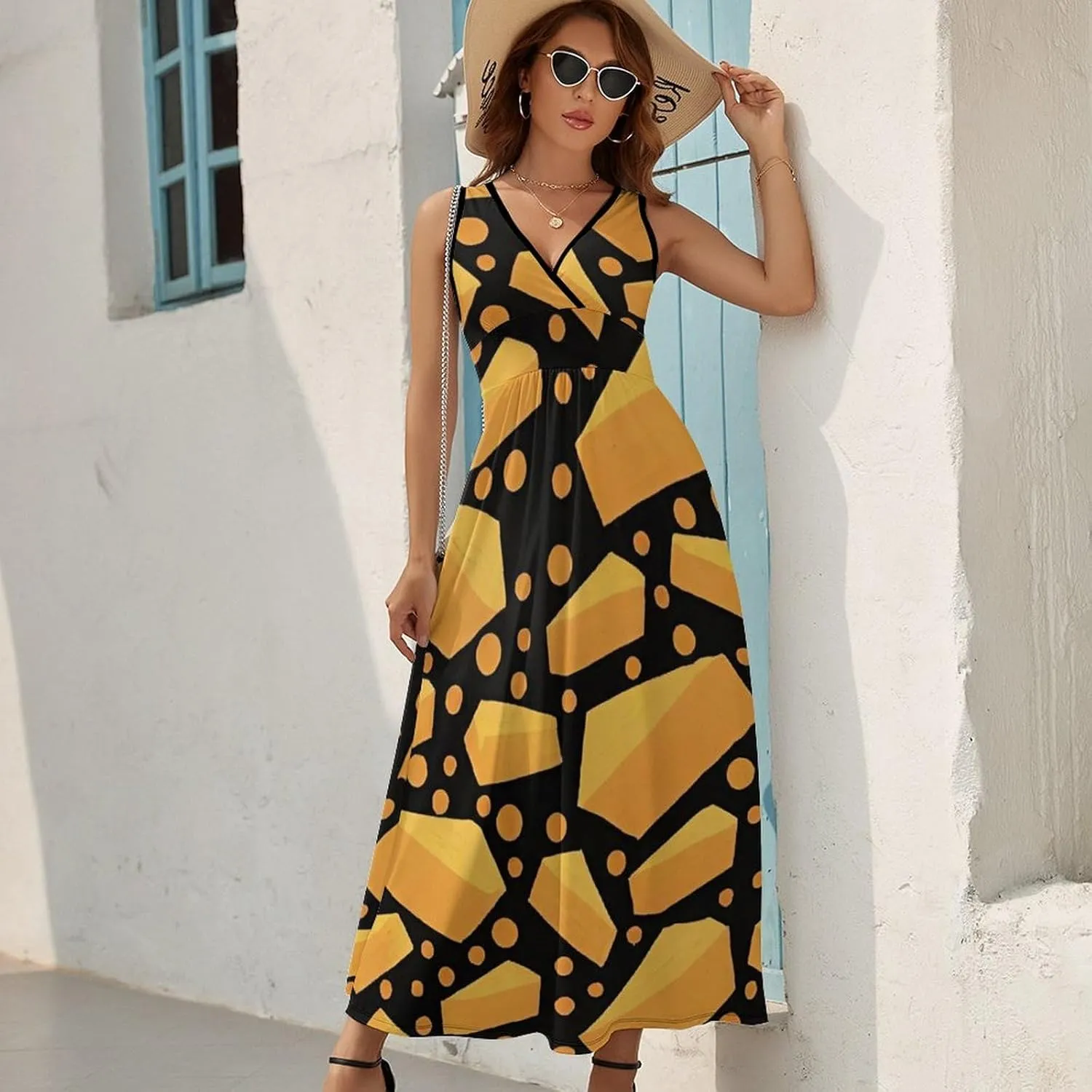 Women's Summer Flowy Long Dress for Vacation Party Wedding