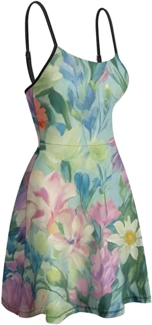 Women's Summer Flowy Long Dress for Vacation Party Wedding