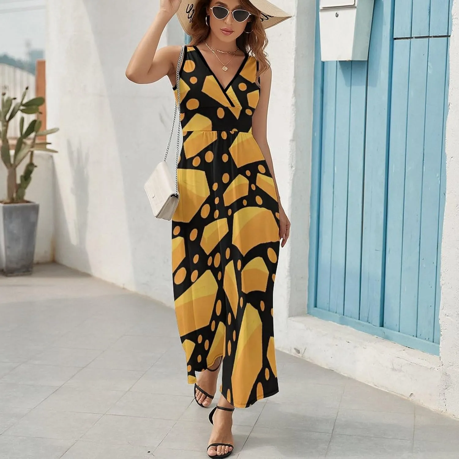 Women's Summer Flowy Long Dress for Vacation Party Wedding