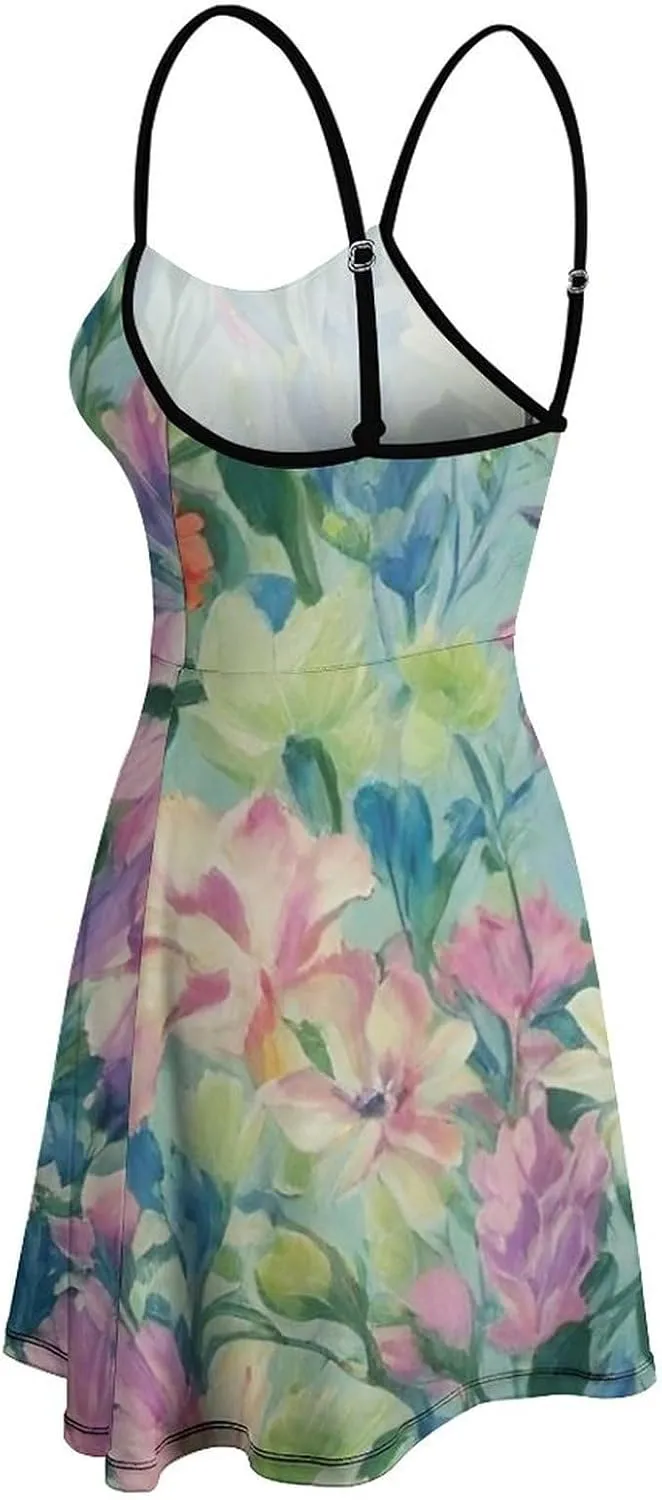 Women's Summer Flowy Long Dress for Vacation Party Wedding