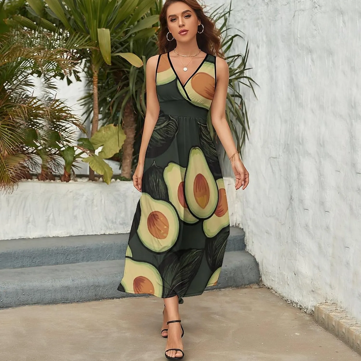 Women's Summer Swing Dress for Party Holiday Beach