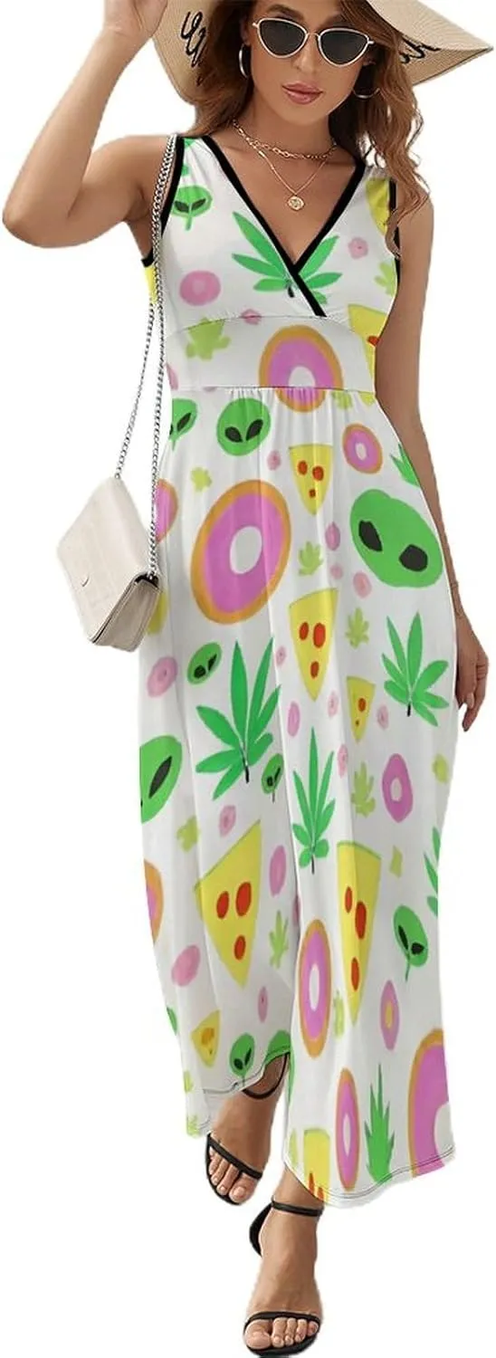 Women's Summer Swing Dress for Party Holiday Beach