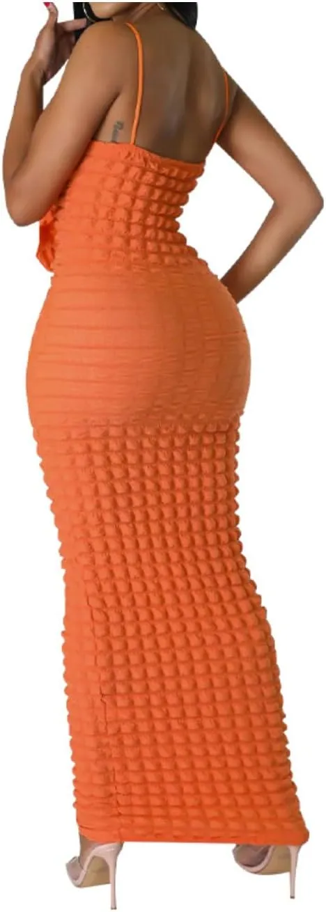 Women's Tie Knot Front Off Shoulder Bodycon Midi Dress Backless Sheath V Neck Bodycon Summer Night Party Dresses