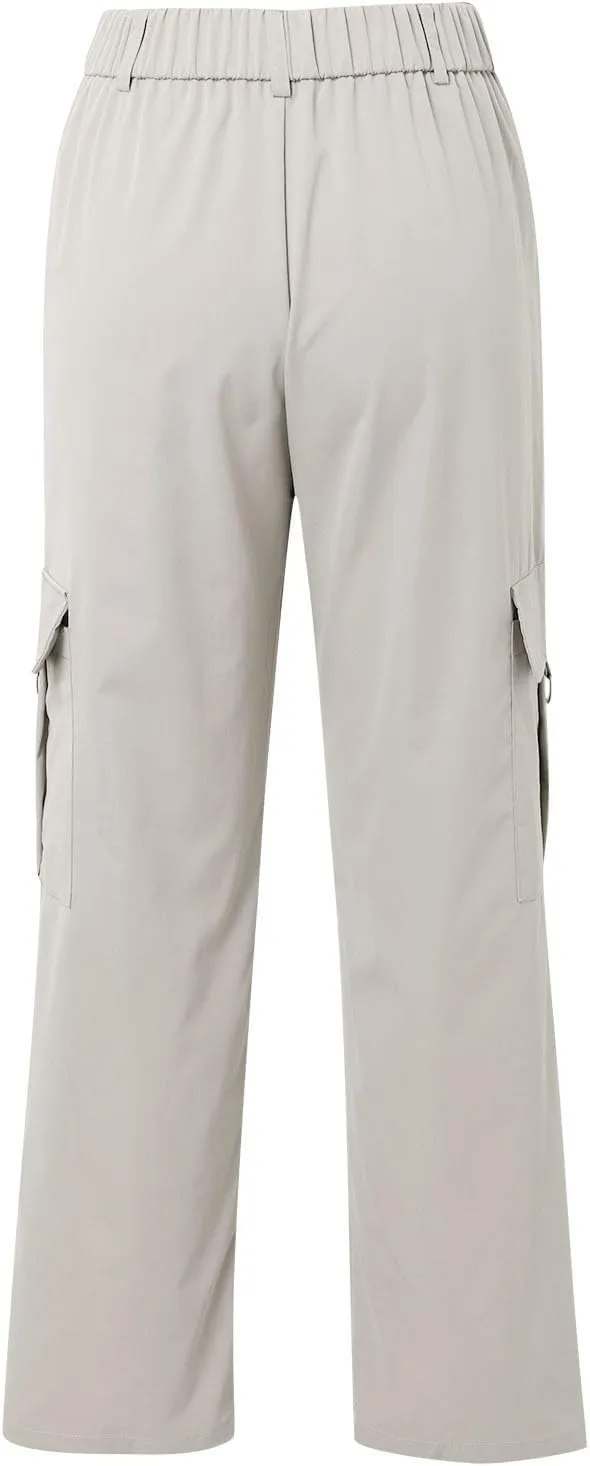 Women's Tummy Control Cargo Pants Trendy Going Out Hiking Joggers Sports Y2k Sweatpants Oversized Drawstring Trousers