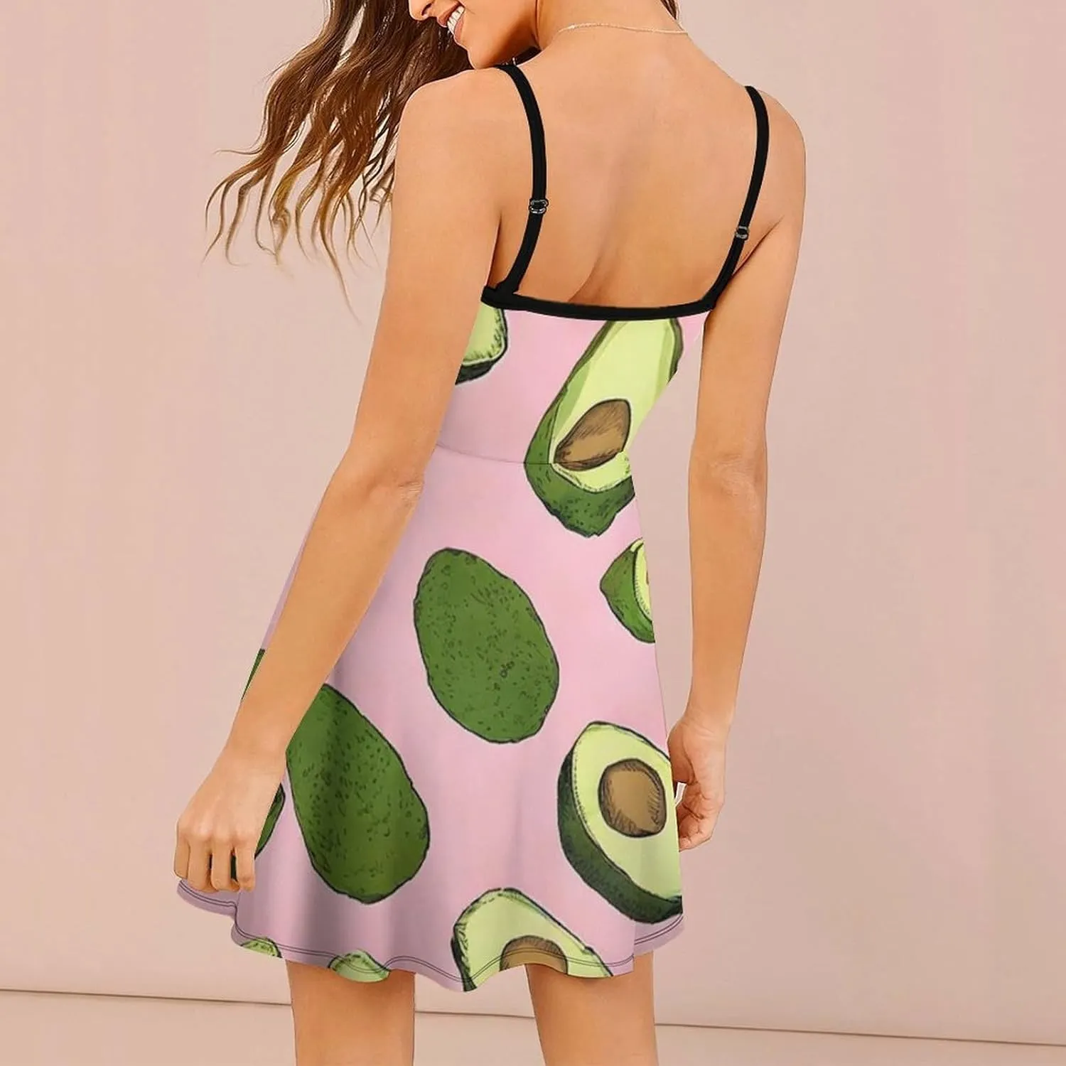 Women's U-Neck Sleeveless Midi Tank Dress for Party Holiday Beach