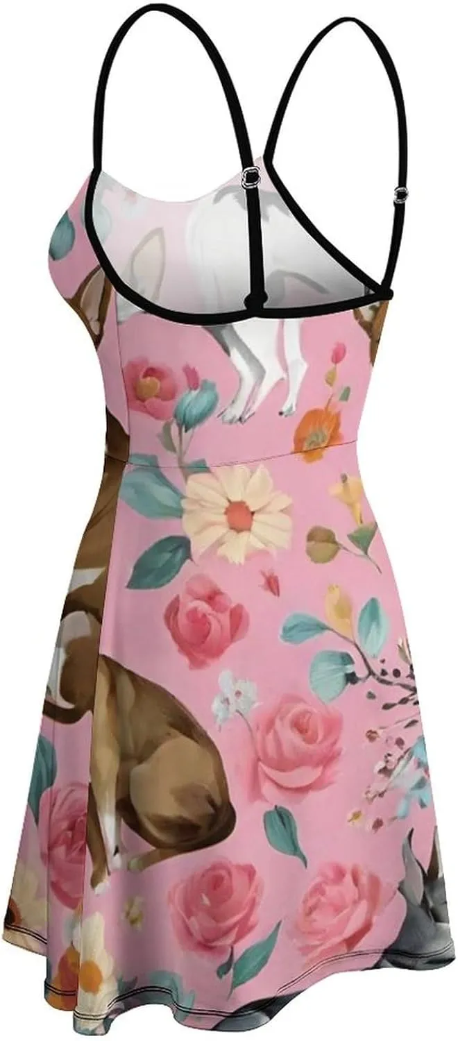 Women's Wrap Sleeveless Bodycon Cami Dress for Party Beach Date