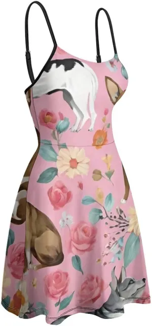 Women's Wrap Sleeveless Bodycon Cami Dress for Party Beach Date