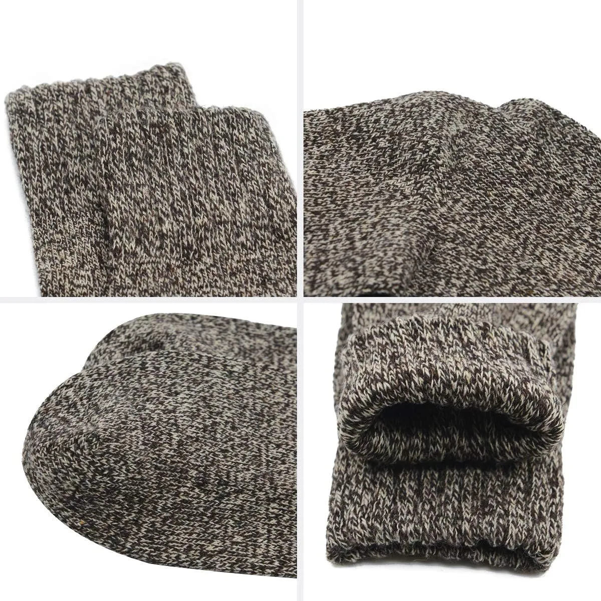Zando Womens Wool Socks Winter Athletic Socks Crew Sock Warm Hiking Merino Wool Socks Soft Thick Mid Calf